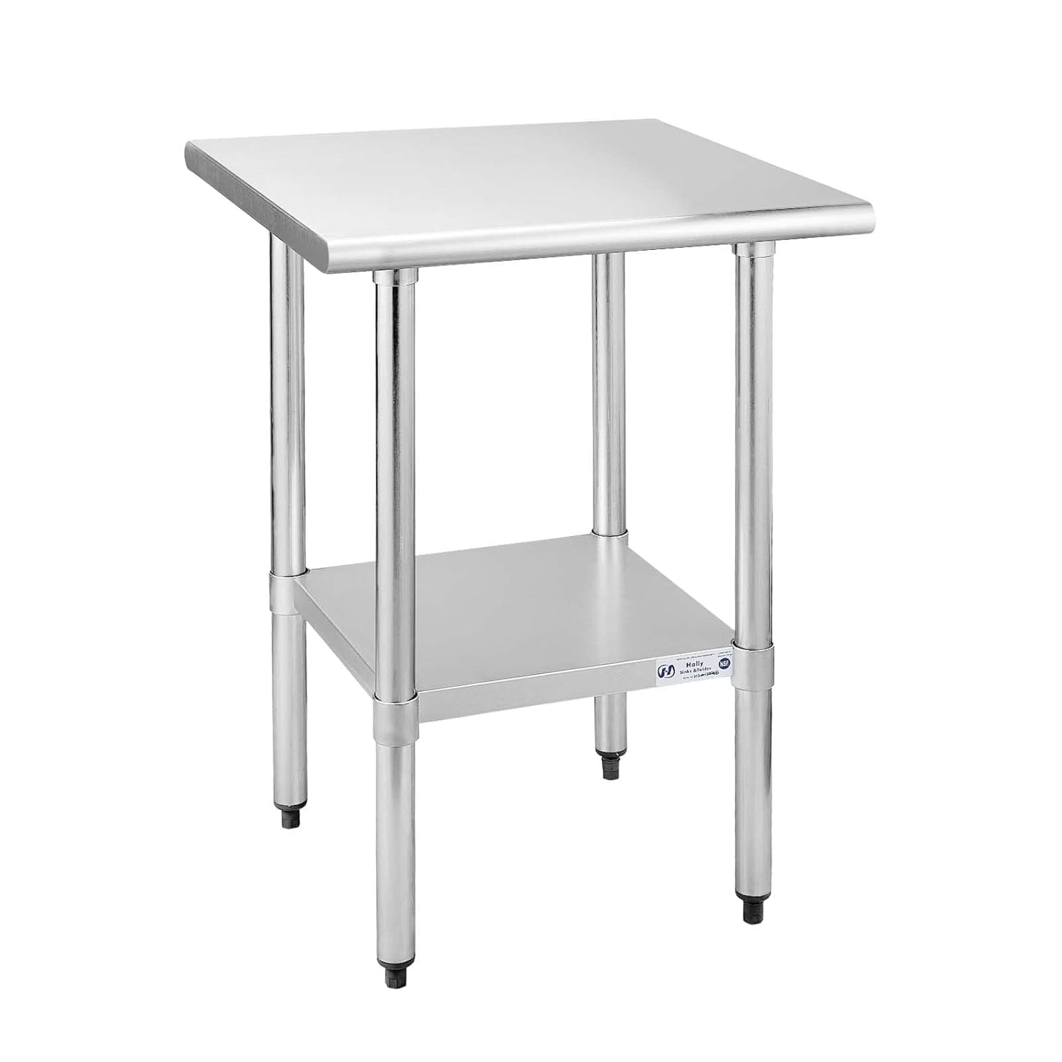 Hally Sinks & Tables H Stainless Steel Prep Table 24 x 24