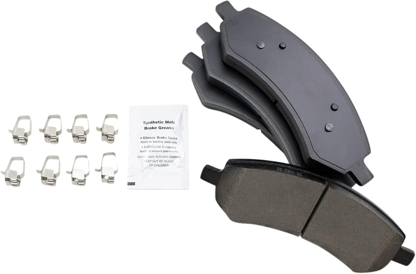 TRQ Front Brake Pads Ceramic for Chrysler Aspen and Dodge Dakota