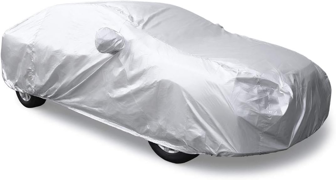 3XL Silver Car Cover 190T - All-Weather Protection