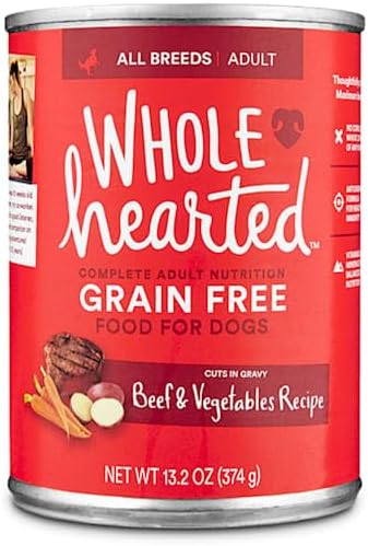 WholeHearted Grain Free Adult Beef and Vegetable Wet Dog Food