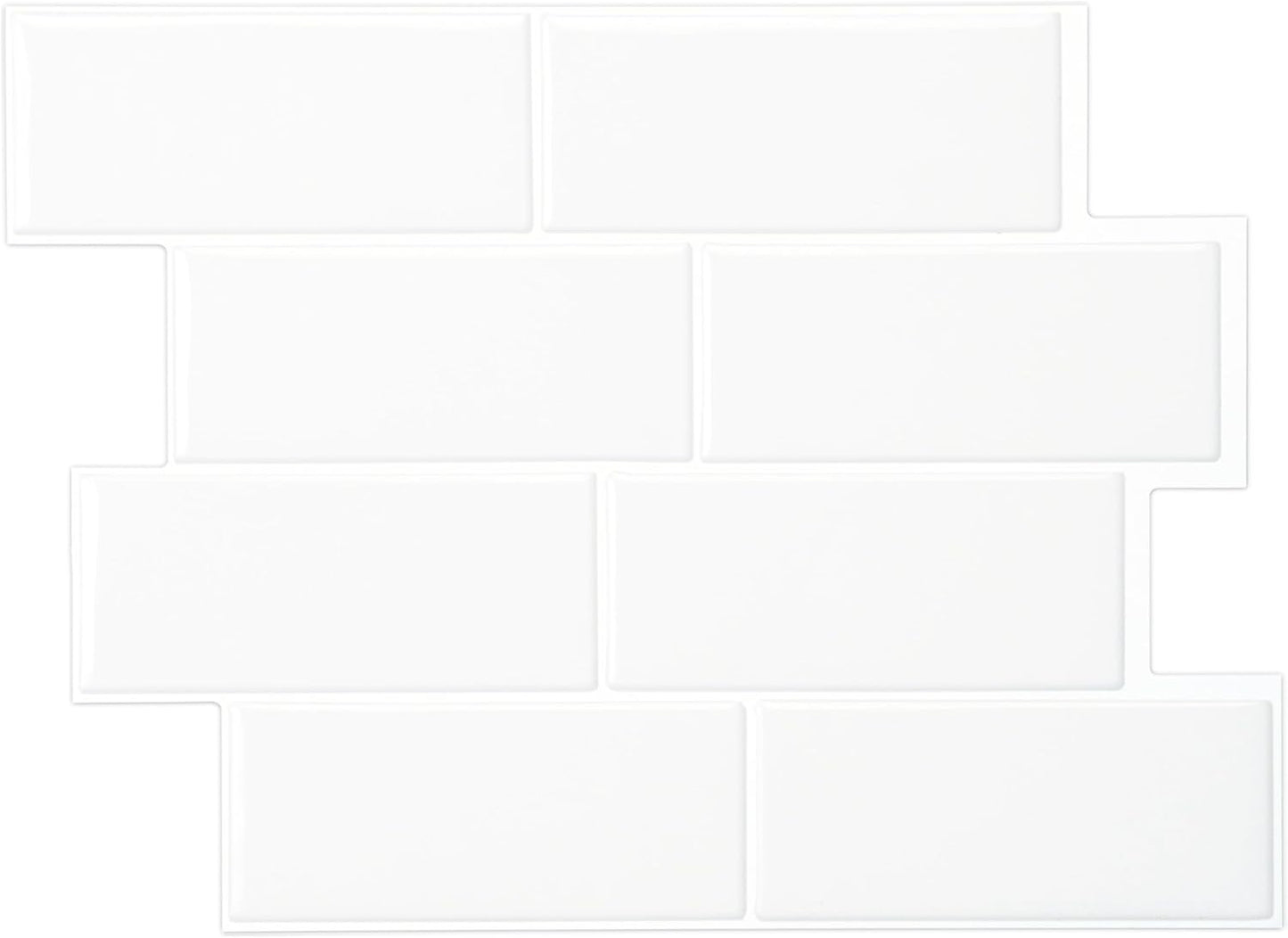 SMART TILES Peel and Stick Backsplash for Kitchen and Bathroom
