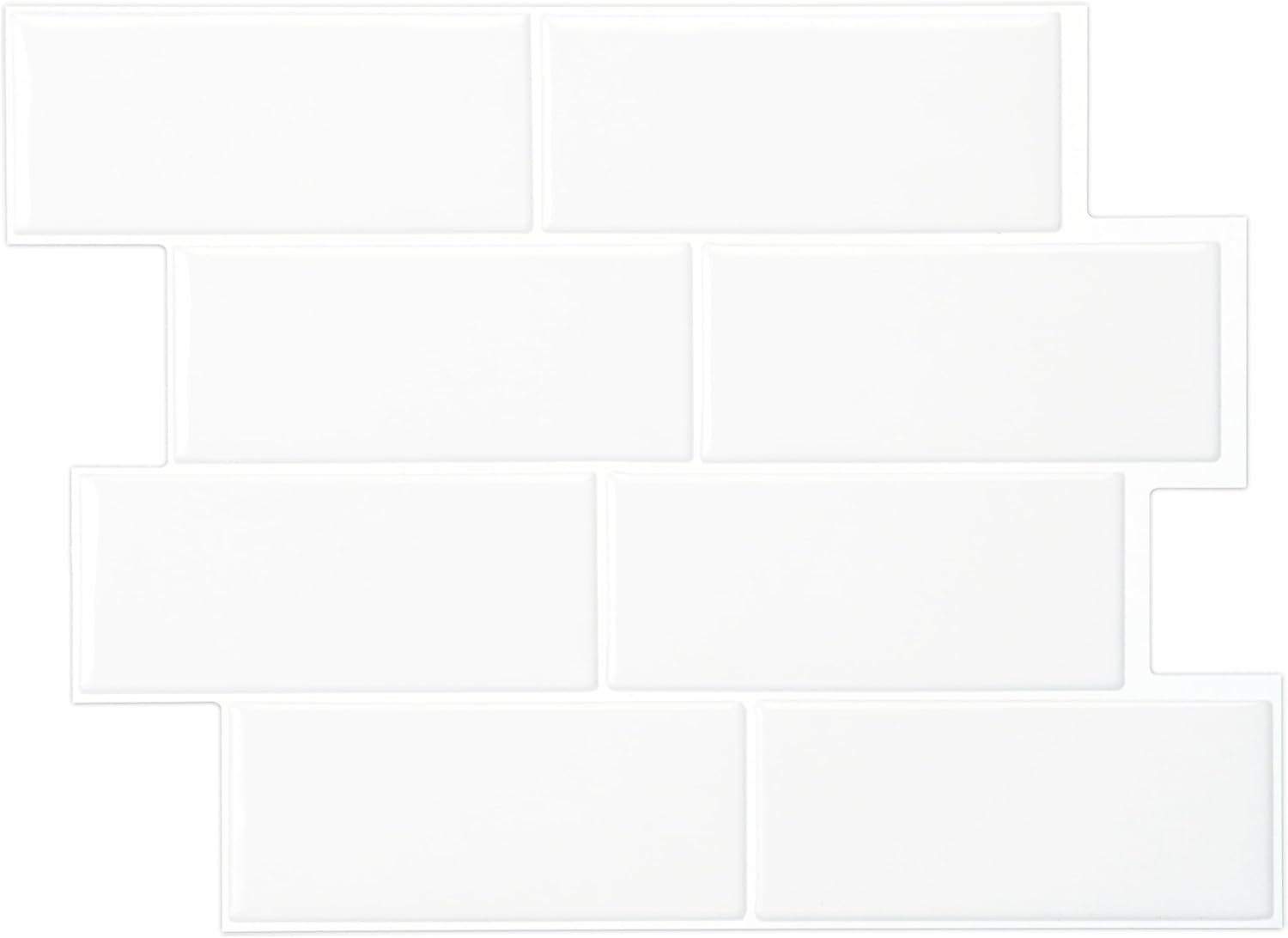 SMART TILES Peel and Stick Backsplash for Kitchen and Bathroom