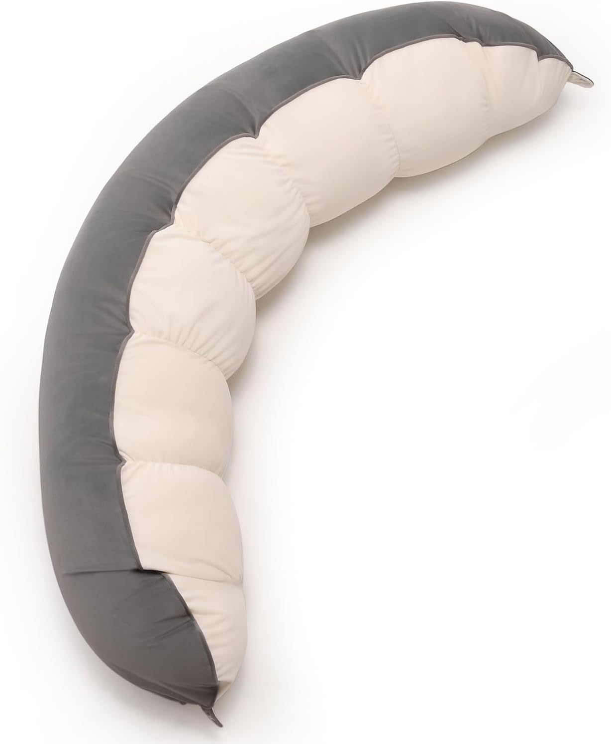 Peallow Long Round Body Pillow for Adults - Soft Supportive Design