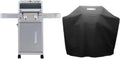 Monument Grills 2-Burner Stainless Steel Patio Grill - Clearview Lid