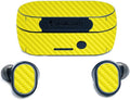 Yellow Carbon Fiber Skin for Skullcandy Sesh Earbuds