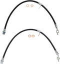 TRQ Front Brake Hose Set Compatible with 1995-2004 Toyota Tacoma