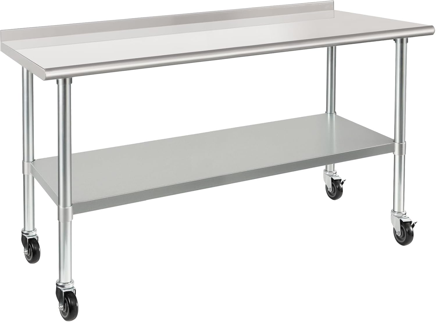 HARDURA Stainless Steel Table 24 x 60 Inches for Kitchen Use