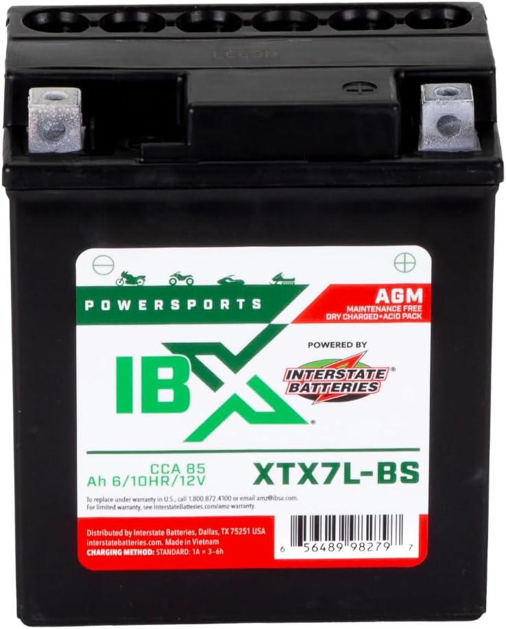 Interstate Batteries YTX7L-BS 12V 6Ah Powersports Battery Review