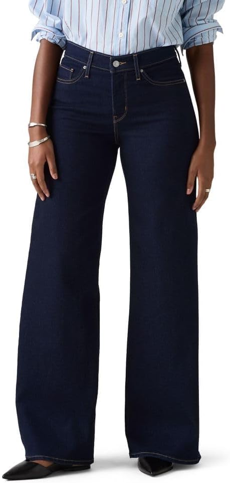Levi's Women's 318 Shaping Wide Leg Jeans for Ultimate Comfort