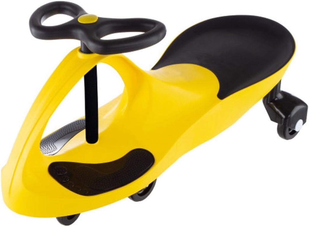 Wiggle Car Ride on Toy for Kids 3 Years and Up - Yellow