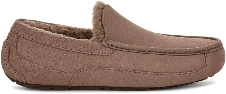 UGG Mens Ascot: Stylish Suede Slippers with Wool Lining