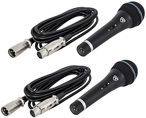 Rockville RMC-XLR Mic Bundle with Cables for DJs and Performers
