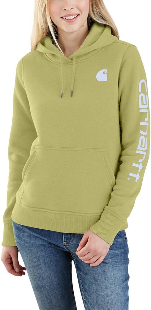 Carhartt Women's Relaxed Fit Midweight Logo Sleeve Sweatshirt Review