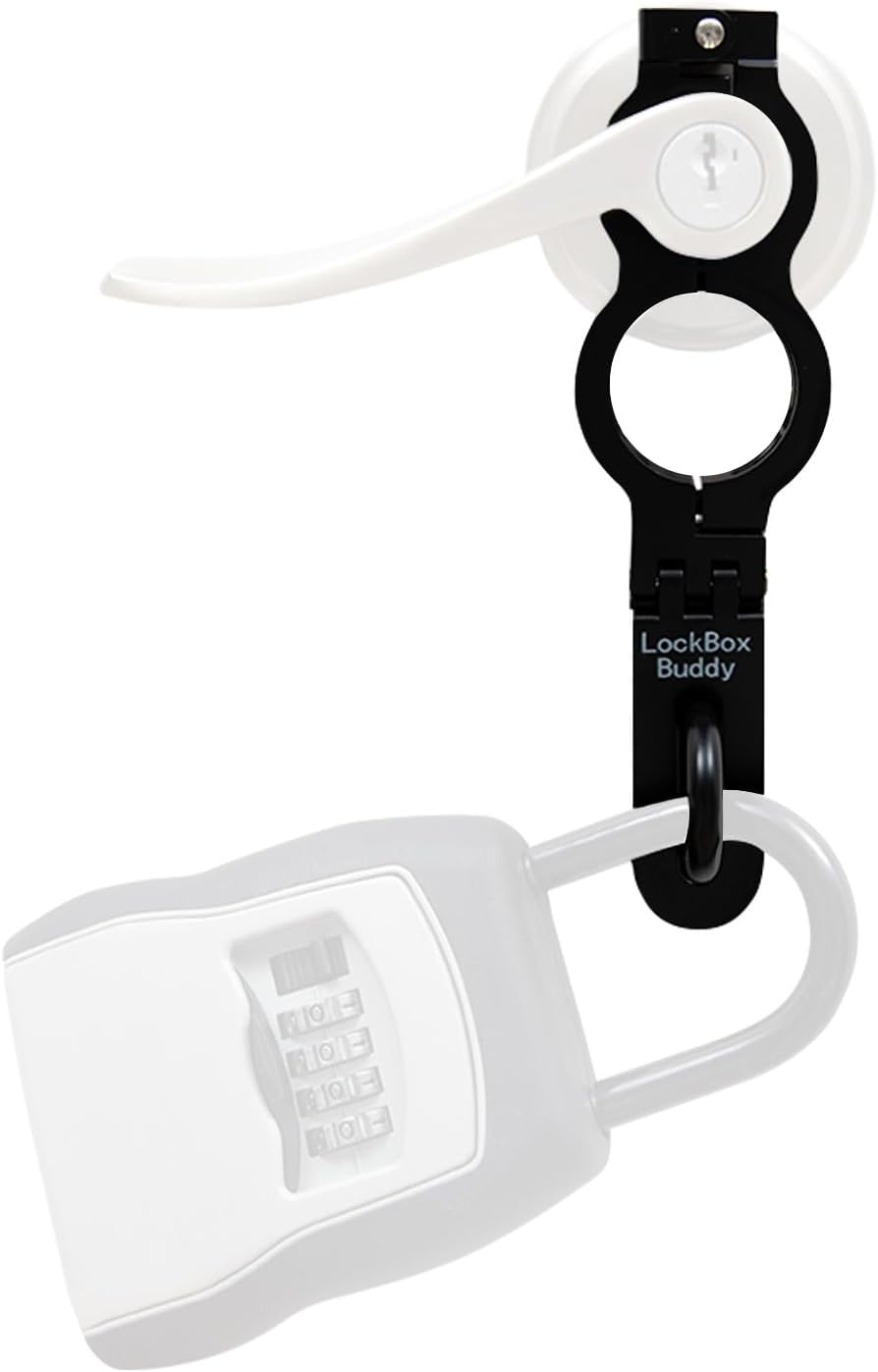 Secure Lock Box Attachment for Lever Handles - Perfect for Realtors