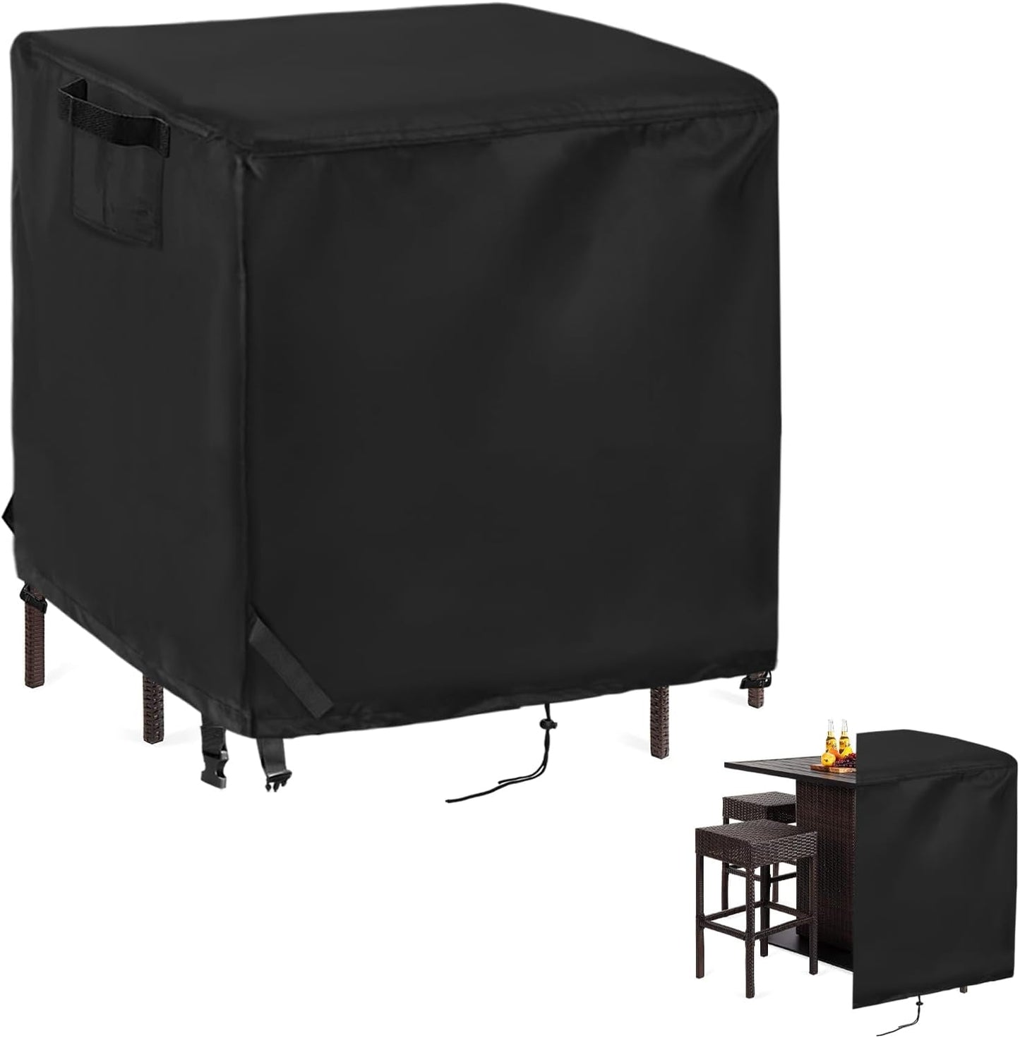 Waterproof Cover for 5 Piece Outdoor Wicker Table Set by Guisong
