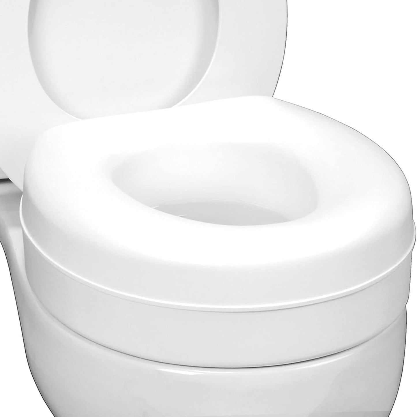 Drive Medical 2-in-1 Toilet Seat Riser with Removable Arms