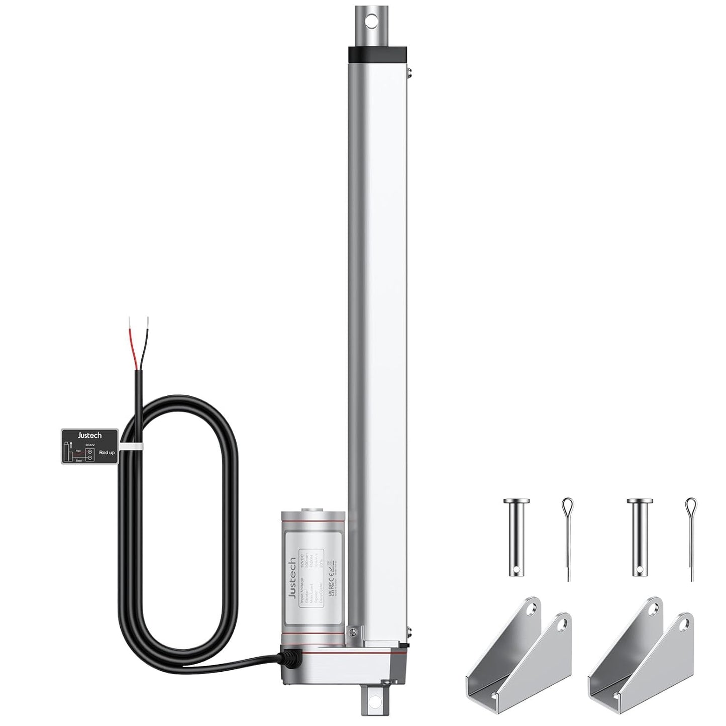 Justech 12V Heavy-Duty Linear Actuator for Versatile Applications