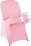 magalo Pink Spandex Folding Waterproof Chair Cover - Stretch Protector