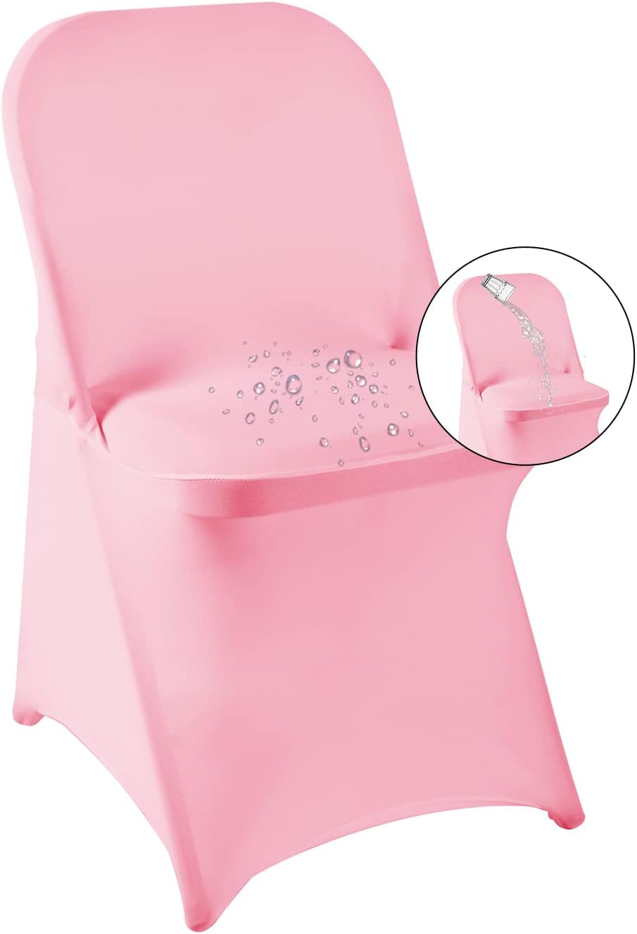 Spandex Folding Waterproof Chair Covers for Events and Parties