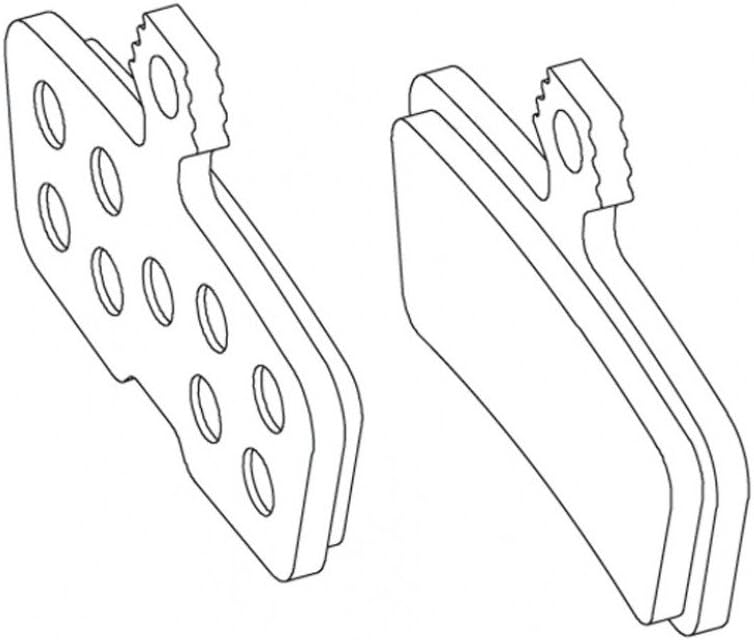 SRAM Organic Disc Brake Pads - Steel Backed, Quiet - Code (2011-2016)