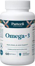 Omega 3 Softgels - Pure Fish Oil Formula for Brain, Heart & Joints