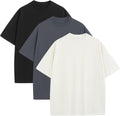 Mens Oversized T-Shirts Fashion Loose Fit Crewneck Tshirt - Comfy