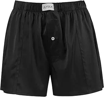 LilySilk Silk Boxers for Men - Breathable Mulberry Underwear