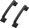Ravinte 30Pack 3-3/4in Square Foot Cabinet Arch Pulls - Matte Black