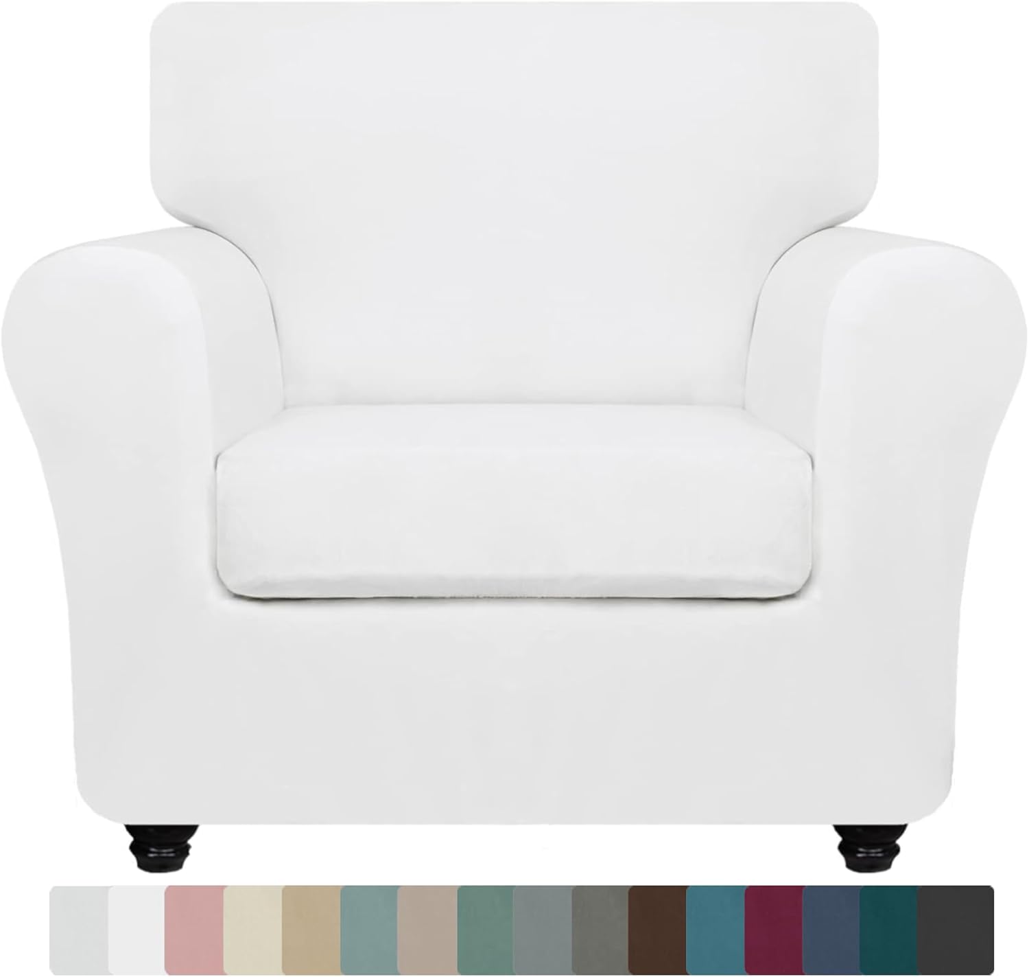 Luxury Velvet Chair Slipcovers for Armchairs - Soft & Stylish