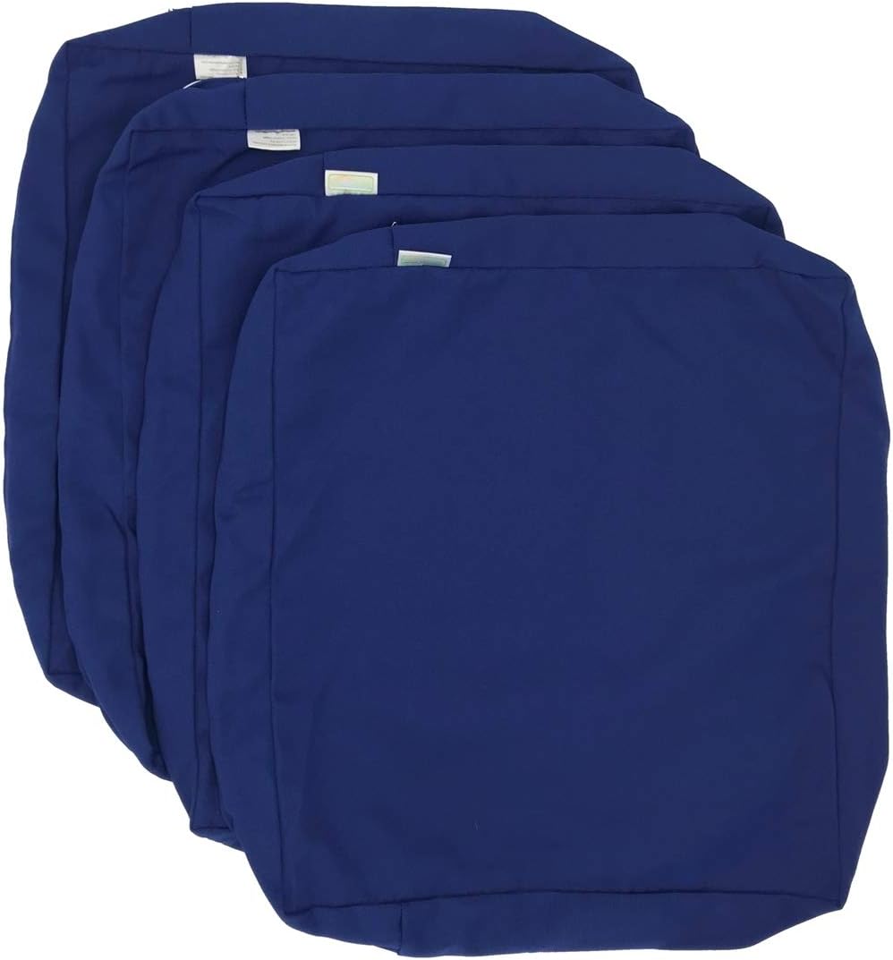 CozyLounge Indoor Outdoor Water Repellent Patio Chair Cushion Covers