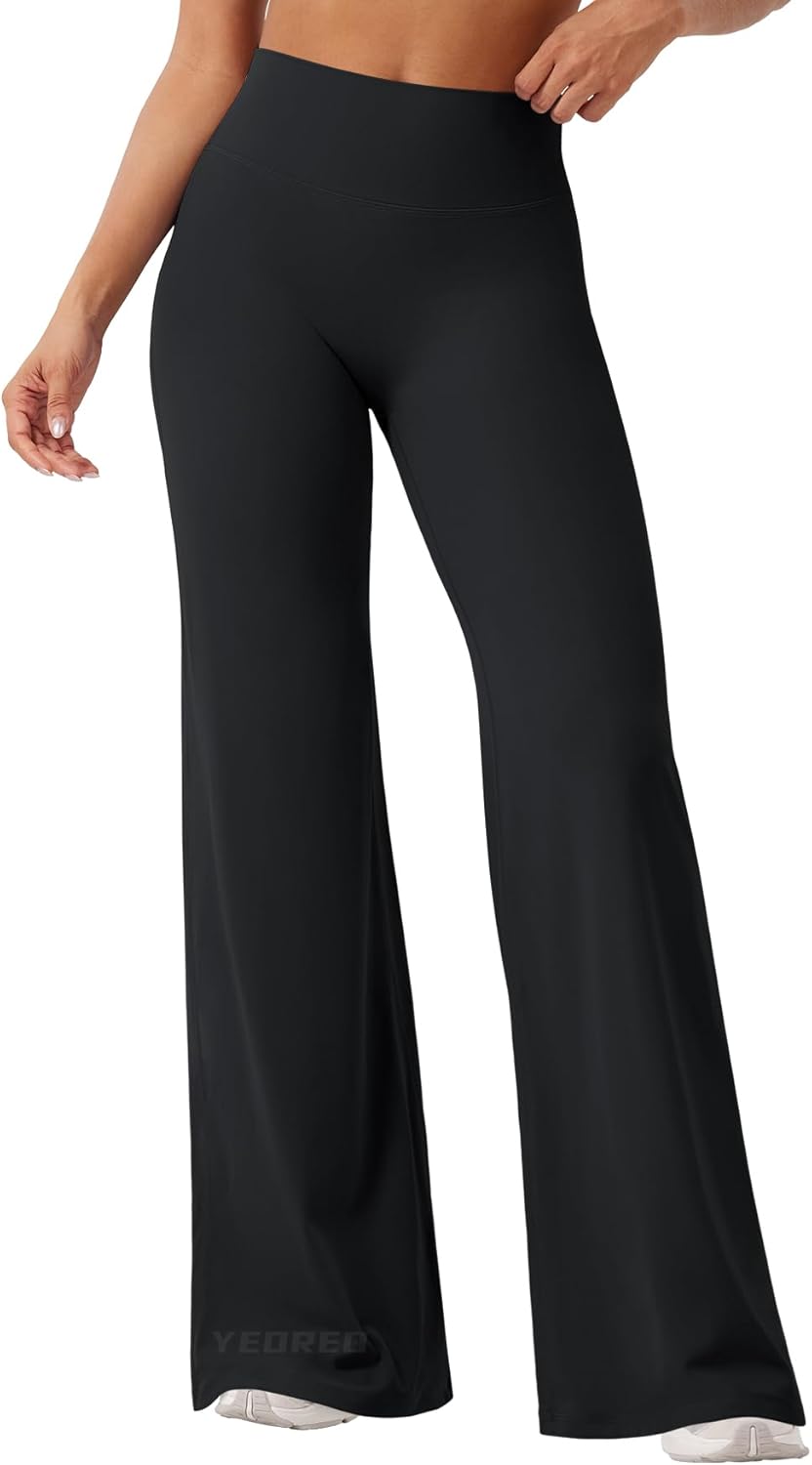 YEOREO Workout Leggings for Women with No Front Seam Design