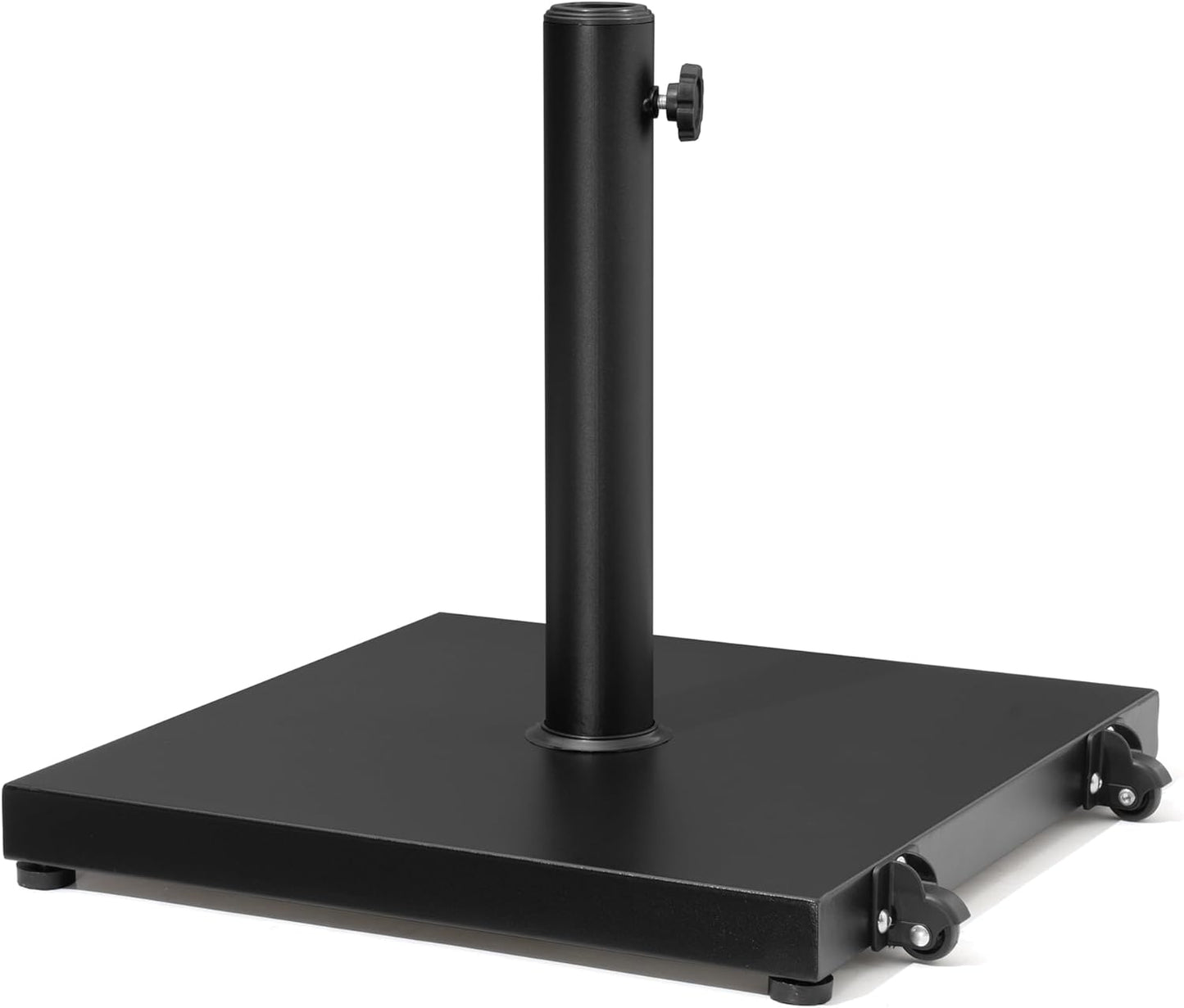 Patio Umbrella Base 43lbs Heavy Duty Stand with Wheels