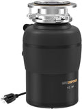 Garbage Disposal 1/2 HP Easy Install Quiet - Compact Kitchen Unit