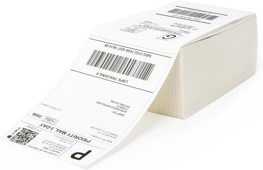 Premium 4x6 Direct Thermal Labels - BPA Free - Zebra & Rollo Compatible - 500 Labels