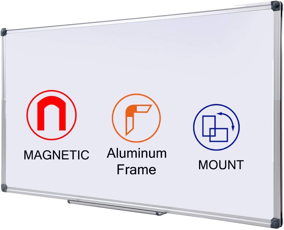 48 x 24-in Magnetic Dry Erase Board for Office & Classroom Use