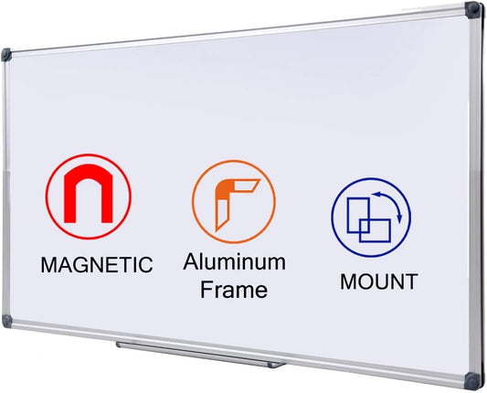 48 x 24-in Magnetic Dry Erase Board for Office & Classroom Use
