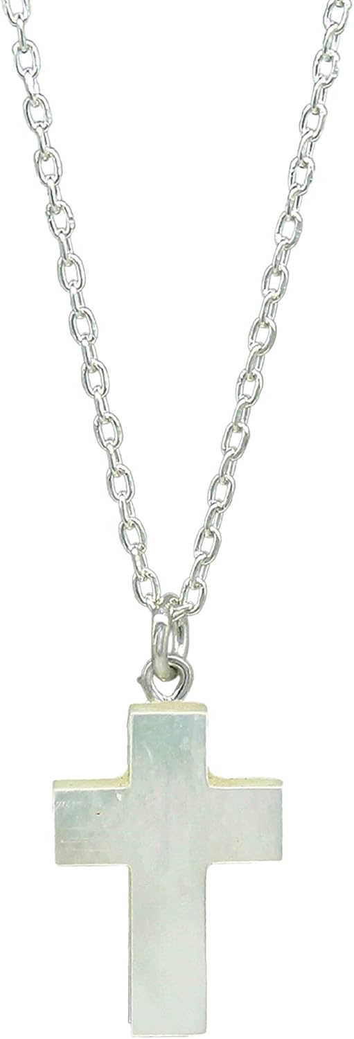 Natural Mother Of Pearl Cross Pendant Necklace for All Occasions