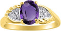 Elegant Rylos Women's Diamond and Gemstone Birthstone Ring Collection