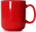 Smilatte 20oz Large Red Coffee Mug - Bold Boss Gift for Dad Men
