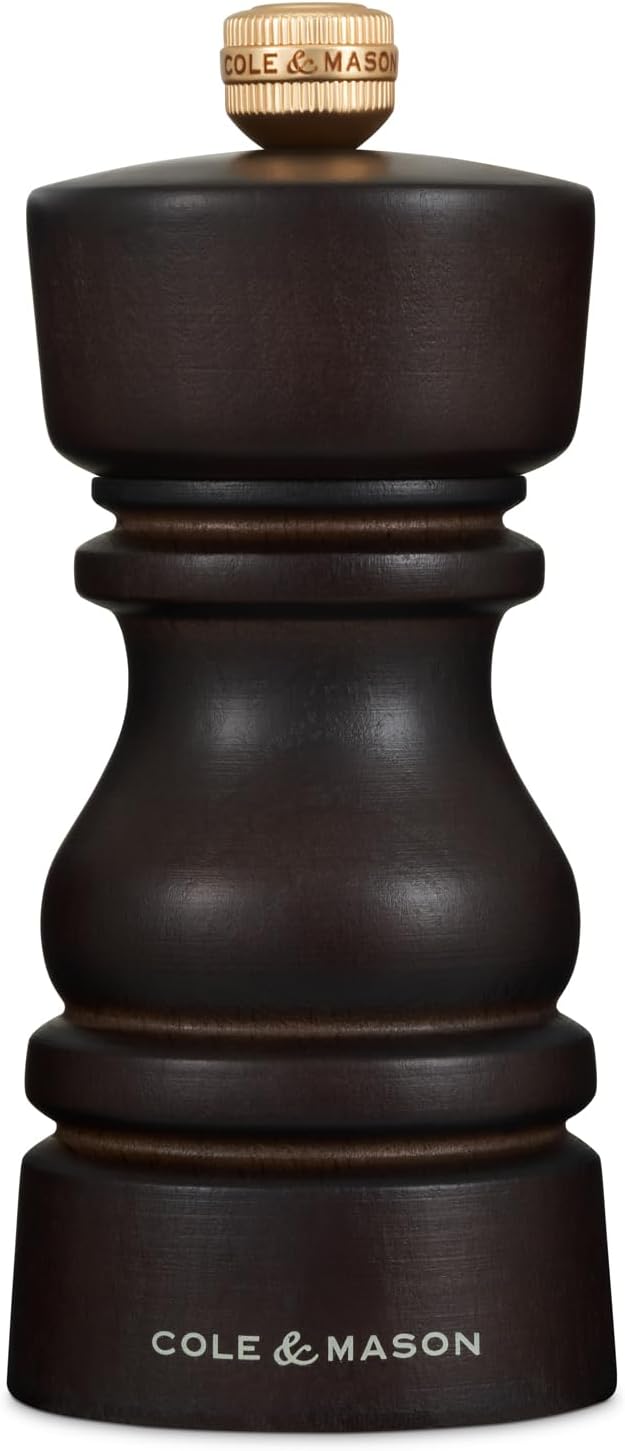 Cole & Mason London Refillable Spice Mill - Adjustable Salt Grinder