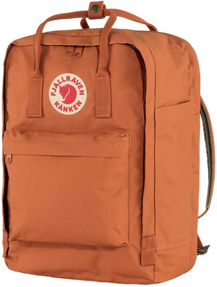 Fjallraven 17in Kanken Laptop Backpack in Terracotta Brown