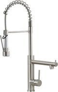 Fapully Commercial Kitchen Sink Faucet Pull-Down Sprayer