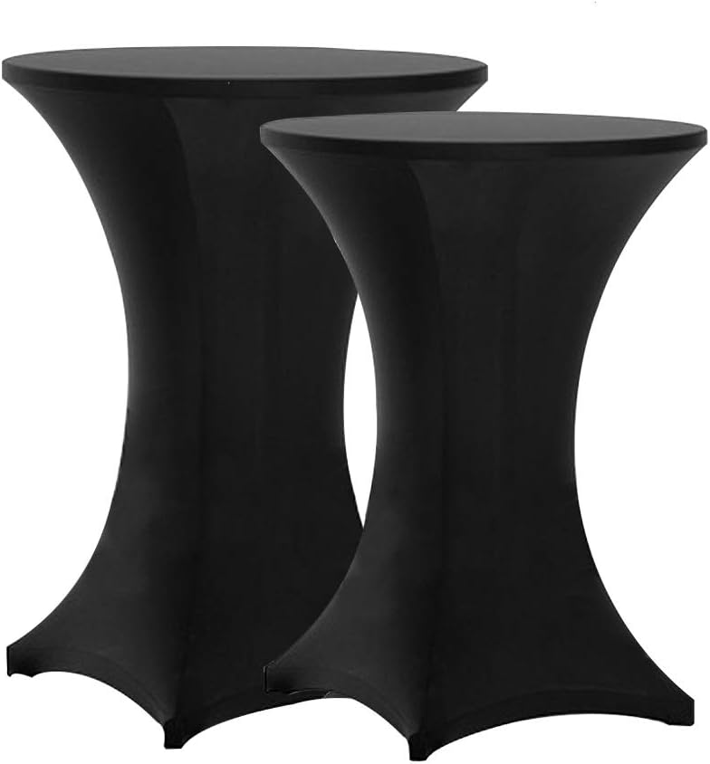 2 Pack Highboy Table Covers - Black Beauty