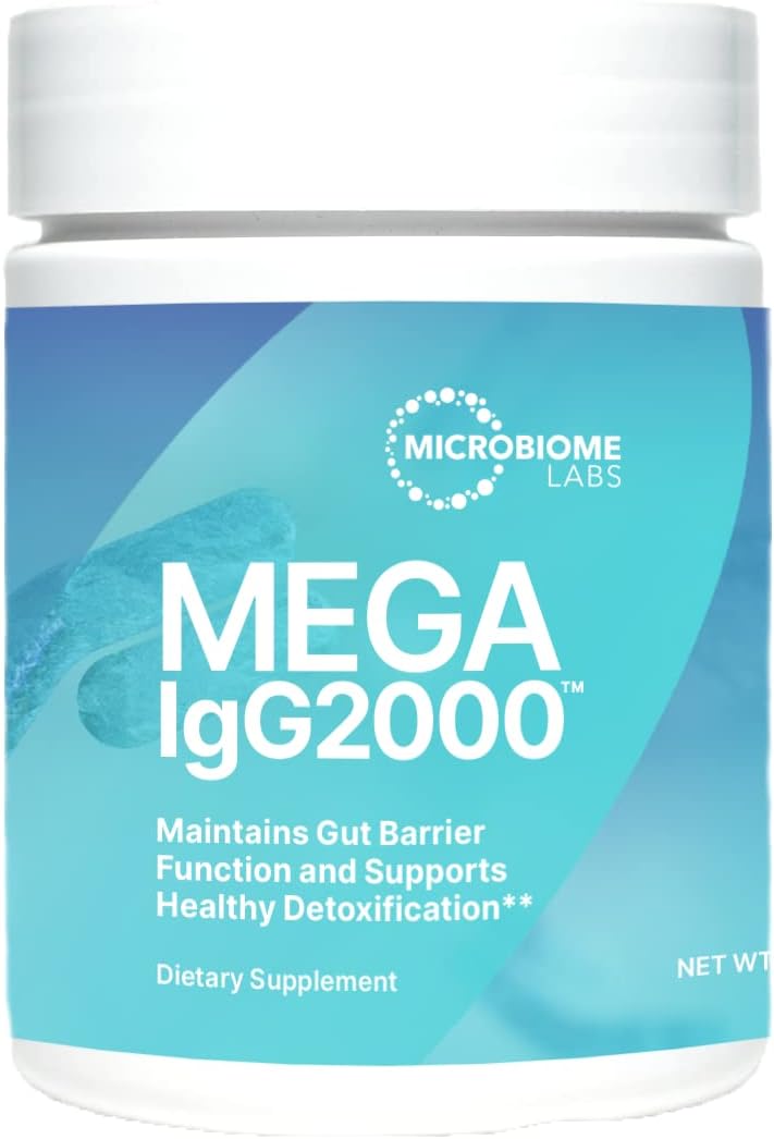 Mega IgG2000 Gut Health Powder for Immune Support and Digestion