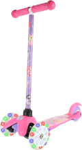 Self Balancing Kick Scooter with Light Up Wheels for Kids