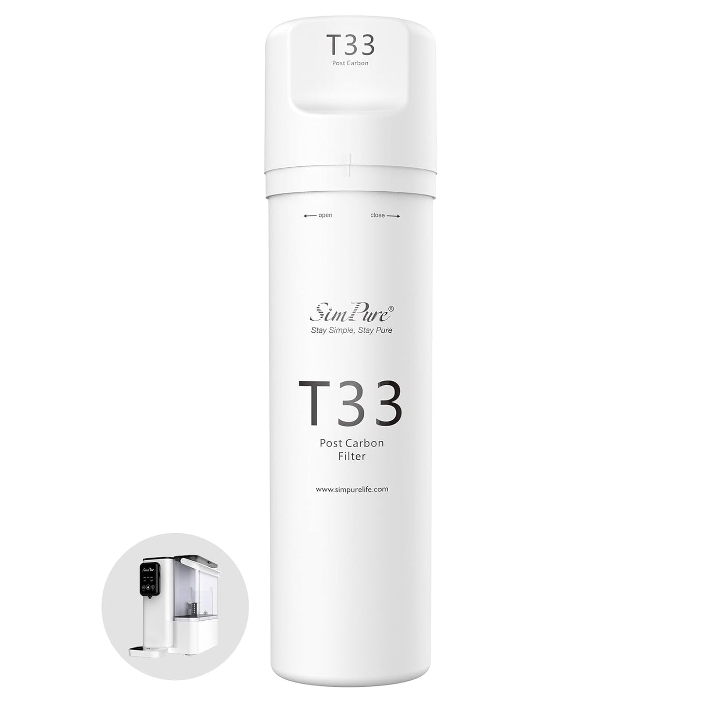 SimPure Y9 Series T33 Filter Replacement Cartridge for Y9T