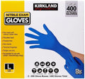 Nitrile Exam Large Gloves Multi-Purpose 400 Count - Durable Fit