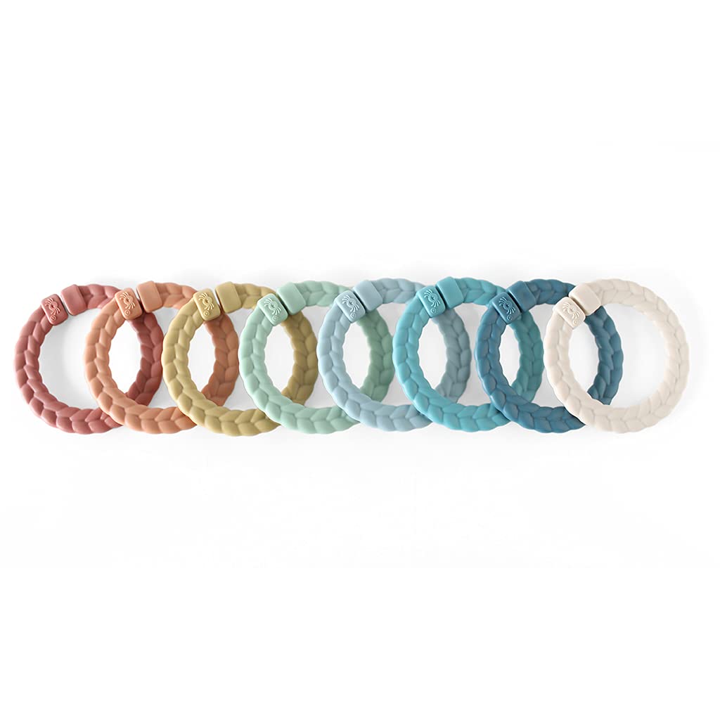 Itzy Ritzy Rainbow Linking Rings - Keep Baby's Toys Handy!