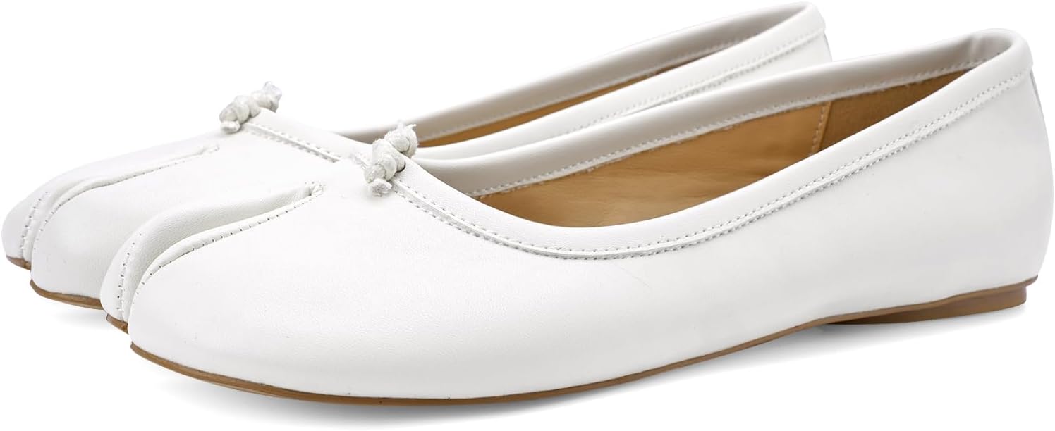 Tabi Ballet Flats for Women - Comfortable Split Toe Design