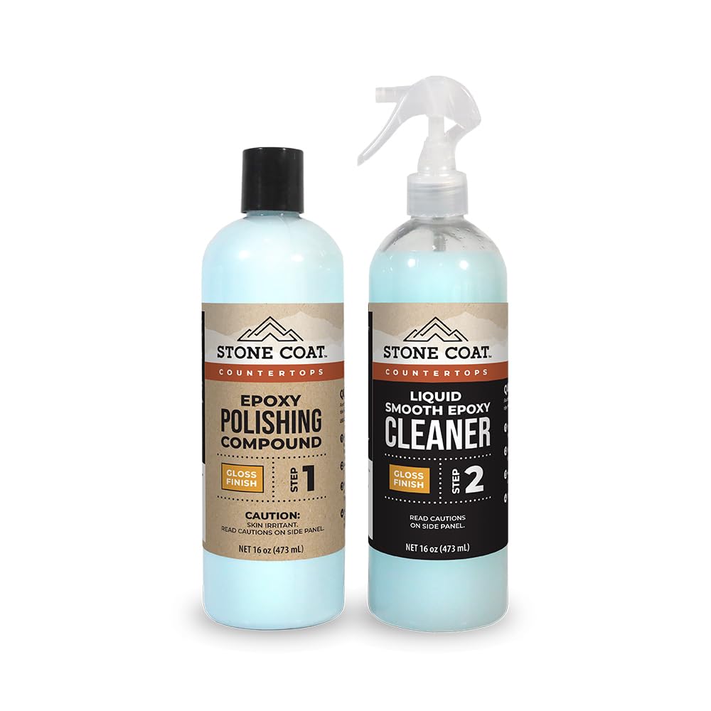 Stone Coat Countertops Polishing and Cleaning Kit for Epoxy